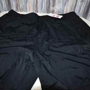 Fullbeauty Sport 22/24 Black Athletic Shorts New